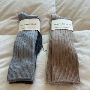 Banana Republic Women's Cahmere Blend Socks - 4 pair